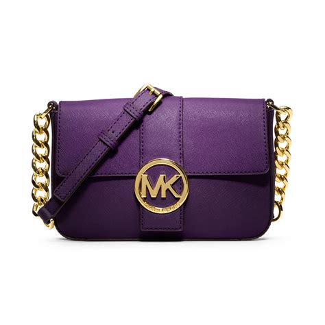 small purple michael kors purse